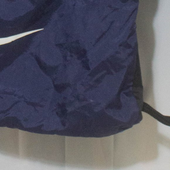 Nike Gym Sack Drawstring Bag Sky Blue/Navy Blue/White - Picture 4 of 5